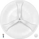 Compatible with Whirlpool W10902814 Washer Wash Plate(With cover and screws)