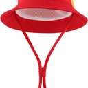 JANGANNSA Cotton Baby Sun Hat Infant Toddler Boys Girls Bucket Hats Summer Sun Protection Kids Beach Caps