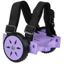 Adjustable Guinea Pig, Rabbit and Hamster Wheelchair for Back Legs Mobility Aid, Soft TPU Tires with Raps (Medium)