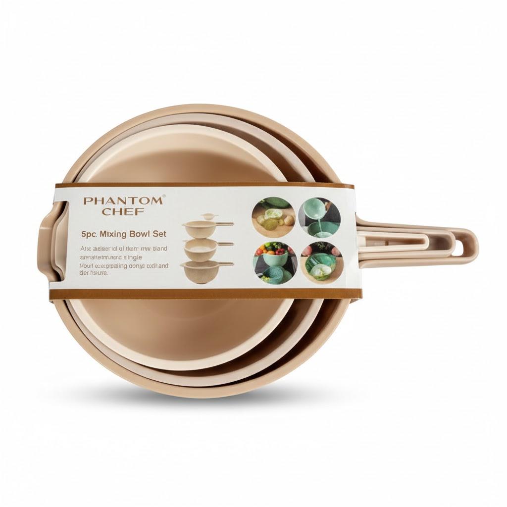 Phantom Chef 4-Piece Mixing Bowl Set