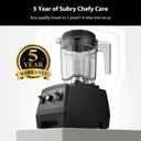Countertop Blender Pro 2000W, Professional High-Speed Blender with Powerful Brushless Motor, 25-Speed, 68oz, Heavy Duty Kitchen Blender for Smoothies, Ice Crushing & Food Prep, Black