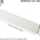 Triangle Mailing Tubes, 18.25x2x2 inch Shipping Box, 50-Pack