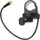Keenso Electric Thumb Throttle Grip, Speed Governing Thumb Throttle Grip for Motorcycle Riders, Custom Builds