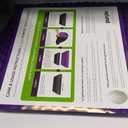 Purple Simply Seat Cushion, Lightweight 1.25" Low-Profile Gel Seat Cushion