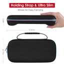 ivoler Carrying Case for Nintendo Switch 2 Model(2025), Portable Hard Shell Pouch Carrying Travel Game Bag for Nintendo Switch 2 Accessories Holds 12 Game Cartridge (Black)