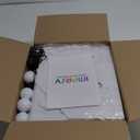 imprsv Marquee Numbers Large 50th-Birthday Decorations: 3ft Light Up Number 50 Birthday Decoration for Women Men Fifty Year Old Anniversary Party Decor Backdrop Cardboard Big Mosaic Number 50 (White)