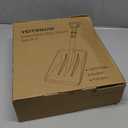 Kids Snow Shovel Snowman Maker Portable Snow Removal Winter Emergency Tools for Car Driveways Use with Extendable Handle Foam Grip Aluminum Wear Strip