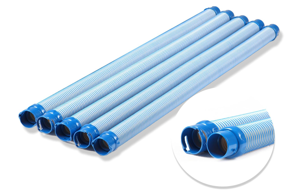 Pool Cleaner Hose for Zodiac MX6 MX8 Replacement Parts, 39 Inch R0527700 Twist Lock Pool Vacuum Hose, (5pack)  (5pack) (Blue/White)