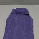 samply Hot Water Bottle with Knitted Cover, 2L Hot Water Bag for Hot and Cold Compress, Hand Feet Warmer, Ideal for Menstrual Cramps, Neck and Shoulder Pain Relief, Purple