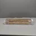 Cordless Bamboo Roman Shades for Windows, Blinds Size (22 1/2" W  48" H) Colour (Eastfield Teak) Fits Windows (22 3/4" W  48" H)