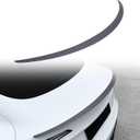 Spoiler Fit for Tesla Model 3 2017-2023, Upgrade ABS Material Rear Spoiler Wing OEM Rear Trunk Lip, Model 3 Accessories, Matte Carbon Fiber