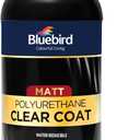 Bluebird Polyurethane Clear Coat for Furniture, Paintings, Water-Based Professional Varnish (Matt, 16.9 Fl Oz)