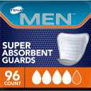 Tena Incontinence Guard for Men, Super Absorbency, 96 Count