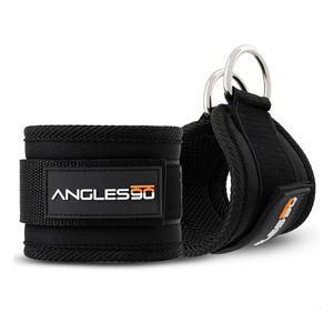 A90 Ankle Straps - Skin Friendly and Cushioned Gym Cuffs for Leg and core Exercises, Attachment for Cable Machines, Double Steel Hooks…