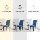 Joccun Chair Covers for Dining Room Set of 2,Dining Chair Slipcovers Stretch Dining Room Chair Covers Seat Protector,Washable Parsons Chair Cover for Home,Hotel(Riverside,2 Pack)