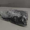 XXTAXN Womens Sexy Long Sleeve Square Neck Flowy Hem Ruched High Waist Party Mini Dress with Side Pocket (Medium, Black)