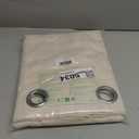 NICETOWN Natural Linen Curtains 84 inch Long 2 Panels Set, Grommet Top Thick Linen Burlap Semi Sheer Vertical Drapes Privacy Assured with Light Filtering for Bedroom/Living Room, W55 x L84