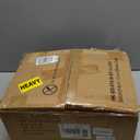 Furologee 6 Tier Bookshelf Tall Geometric Bookcase, S Shaped Industrial Display Standing Shelf, Metal and Wood Decorative Storage Room Divider Rack for Bedroom, Living Room, Office, Light Black Oak