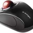 Kensington Orbit Wireless Trackball Mouse with Touch Scroll Ring (K72352US),Black