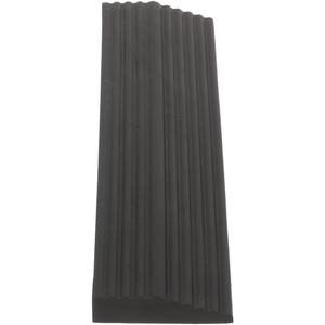 LUOZZY 2pcs Robot Vacuum Cleaner Ramp Pad - Plastic Threshold Ramp for Home Supplies - Black