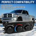 599-212 AC Climate-Control Module Switch-Panel - Compatible with 2002-2005 Dodge Ram 1500, 2500, 3500 & 2001-2004 Dakota