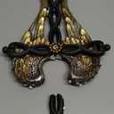 Top Brass Angel Wings Wall Cross - Spiritual Jesus Art Sculpture