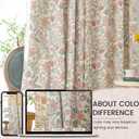 Vangao Pink Nursery Curtains for Girls Room Floral Blackout Curtains 96 Inch Length Farmhouse Drapes for Bedroom Room Darkening Window Flower Patterned Treatment for Kids Set of 2