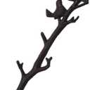 iplusmile Vintage Cast Iron Birds Branch Wall Hook Decorative Coat Hanger for Home Office Rustic Tree Branch Shape Mounted Hook for Hanging Coats Keys and Accessories