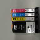 902XL Ink Cartridges Replacements for HP 902 Ink Cartridges Combo Pack (4 Pack), Compatible with HP OfficeJet Pro 6968 6978 6950 6958 6979 6962 Printers, 902 Black and 902 Color (Cyan Magenta Yellow)