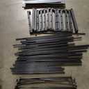 SONGMICS 5-Tier Shoe Rack, Shoe Storage for Hallway Closet, Slim and Space-Saving, Metal Frame, Non-Woven Fabric Shelves, Black