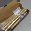 Closet Rods for Hanging Clothes, 17 to 84 Inches Stepless Adjustable Metal Closet Rod, 1.3 Inches Heavy Duty Clothes Hanging Rod for Closet Wardrobes Laundry RV, Golden