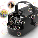 Bubble Machine Durable Automatic Bubble Blower, 18000+ Big Bubbles Per Minute Bubbles for Kids Toddlers Bubble Maker Operated by Plugin or Batteries Bubble Toys for Indoor Outdoor Birthday Party