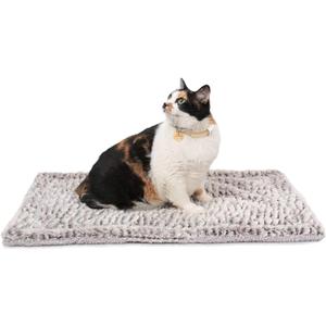 Self Heating Cat Pad Self Warming Bed 27.5" x 18.5" Thermal Heated Cat Mat Extra Warm Pet Mat for Outdoor and Indoor Large Kittens Small Puppy Pets (Medium)