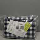 ZAZE Picnic Blankets Machine Washable, 80''x80'' Extra Large Waterproof Sandproof Foldable Compact Beach Blanket, Oversized XL Outdoor Mat for Spring Summer Camping, Park, Travel Grass(Blue and White)