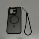 FJIASTB Magnetic Case for OnePlus 15 Cell Phone 2025, Rugged Protective Cover with Lanyard, Shockproof, Scratch Resistant (Matte Black)