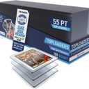 Premium Seamless 20PT - 360PT Thick Top Loaders for Cards | Top Loader Card Holder, Baseball Card Sleeves Hard Plastic, Hard Trading Cards Sleeves, TCG Sports Sleeve Hards, Toploader Clear Plastic.