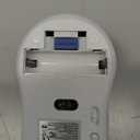 TECKNET Bluetooth Mouse, 4000DPI Wireless Mice for Laptop 2-in-1(BT 5.0/3.0+2.4Ghz) Computer Portable PC Mouse Wireless with USB Receiver for Mac (USB-A+Bluetooth, White)