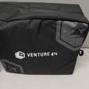VENTURE 4TH Rooftop Cargo Carrier - 21 Cubic Feet Waterproof Car Roof Cargo Bag with Tie-Down & Compression Straps, Fits Most Vehicles with or Without Roof Racks, Sidebars & Crossbars