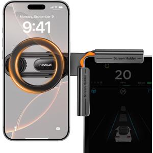 M2026 Tesla Model Y Phone Mount, for MagSafe Magnetic Car Mount for Tesla Model Y Juniper 2026 & Model 3 Highland Accessories, Dashboard Screen Holder Compatible with iPhone Pro Max Android