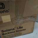 Diono Solana Lite Backless Booster Car Seat, Lightweight & Portable for Travel, Machine Washable Covers, 40-100 lbs, Blue Surge