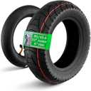 80/65-6 Scooter Tire Tube for All Seasons - 10x3" Electric Scooter Tires Replacement with Rugged Tread - Weather, Abrasion & Puncture Resistant 80/65-6 Tire For a Smooth, Quiet Ride on Any Terrain