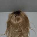 Dirty Blonde Synthetic Lace Front Wig,T Part Pre Cut Glueless Straight Layered Wigs for Women Cosplay Daily Use 26IN(#TT6/1603)