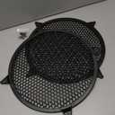 UBANU 12 Inch Speaker Grill Cover, 2 Pack ABS Mesh 12" Round Subwoofer Speaker Grills with Mounting Screws
