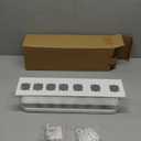 Airwrap Storage Holder Compatible with Dyson Airwrap Curling Iron Wall Mounted Storage Rack Holder for Home Organizer (with Comb) White (Classic Style)