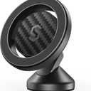 SYNCWIRE MagSafe Car Mount - Flexible Rotation Magnetic Phone Holder for Dash, Strong Magnets, Universal Compatible iPhone, Samsung, Pixel - MagSafe Car Accessories