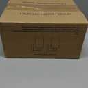 Set of 2 Wall Sconces for Bathroom, Brushed Nickel Vanity Light Fixtures, Modern Wall Mount Lighting Lanterns, Farmhouse Wall Lamps with Clear Glass Shade for Bedroom Living Room Mirror Hallway Porch