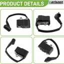 A411000500 Ignition Coil Module Air Fuel Filter Spark Plug Kit Fit for Echo Blower ES250 ES252 PB250 PB250LN PB252