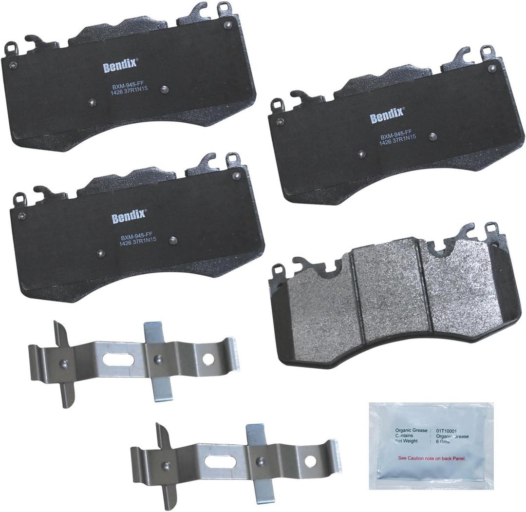 Bendix Priority1 CFM1426 Semi-Metallic Front Brake Pads for Land Rover Defender 90 2021, Defender 110 2021, Discovery 2021, Range Rover 2014-2010, Range Rover 2021-2016, Range Rover Sport 2022-2010