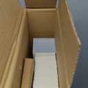 LOTUS & WINDOWARE Cordless 2-inchFaux Wood Blind 25" Wide x 68" Long,(Soft White-Antique White),Smooth, Room Darkening, Horizontal Blinds for Living Room, Bedroom, Interior Door Windows - 25 x 68,Sof