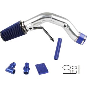 Cold Air Intake Kit for 2003-2007 Ford 6.0L F-250 F-350 Powerstroke Diesel 6.0L (Silver)